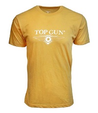  Top Gun Ultra-Soft Logo Tee (mustard) TGM2007